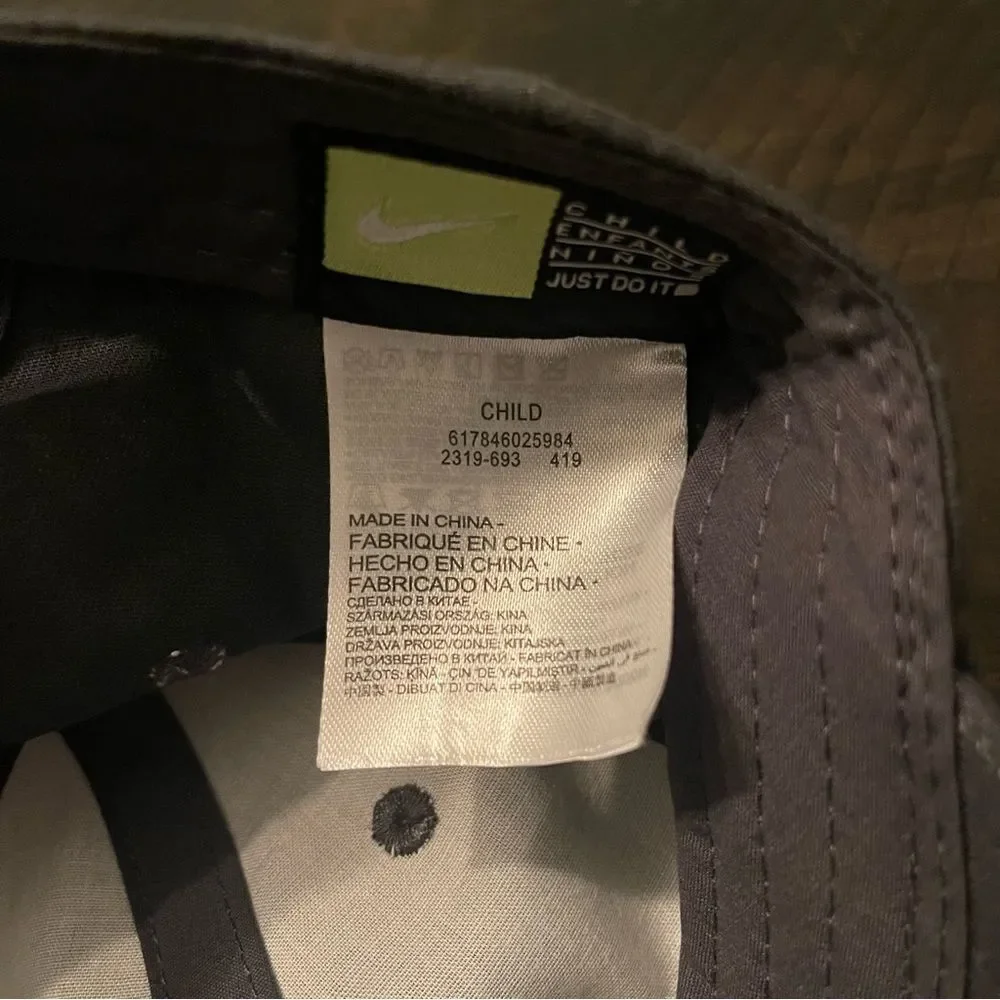 Nike Kids Youth Child Black Baseball Hat